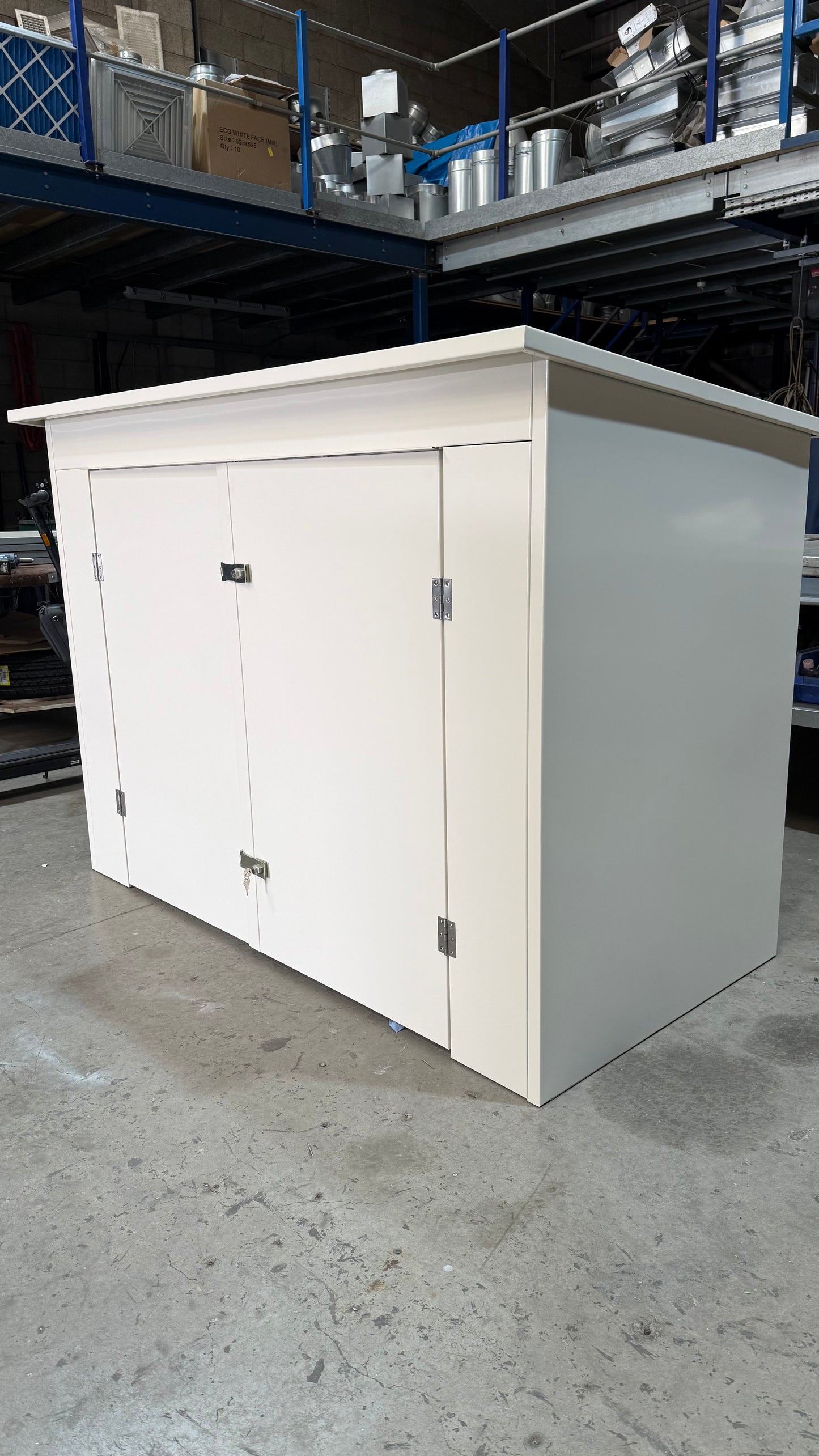 Static Metal Shed