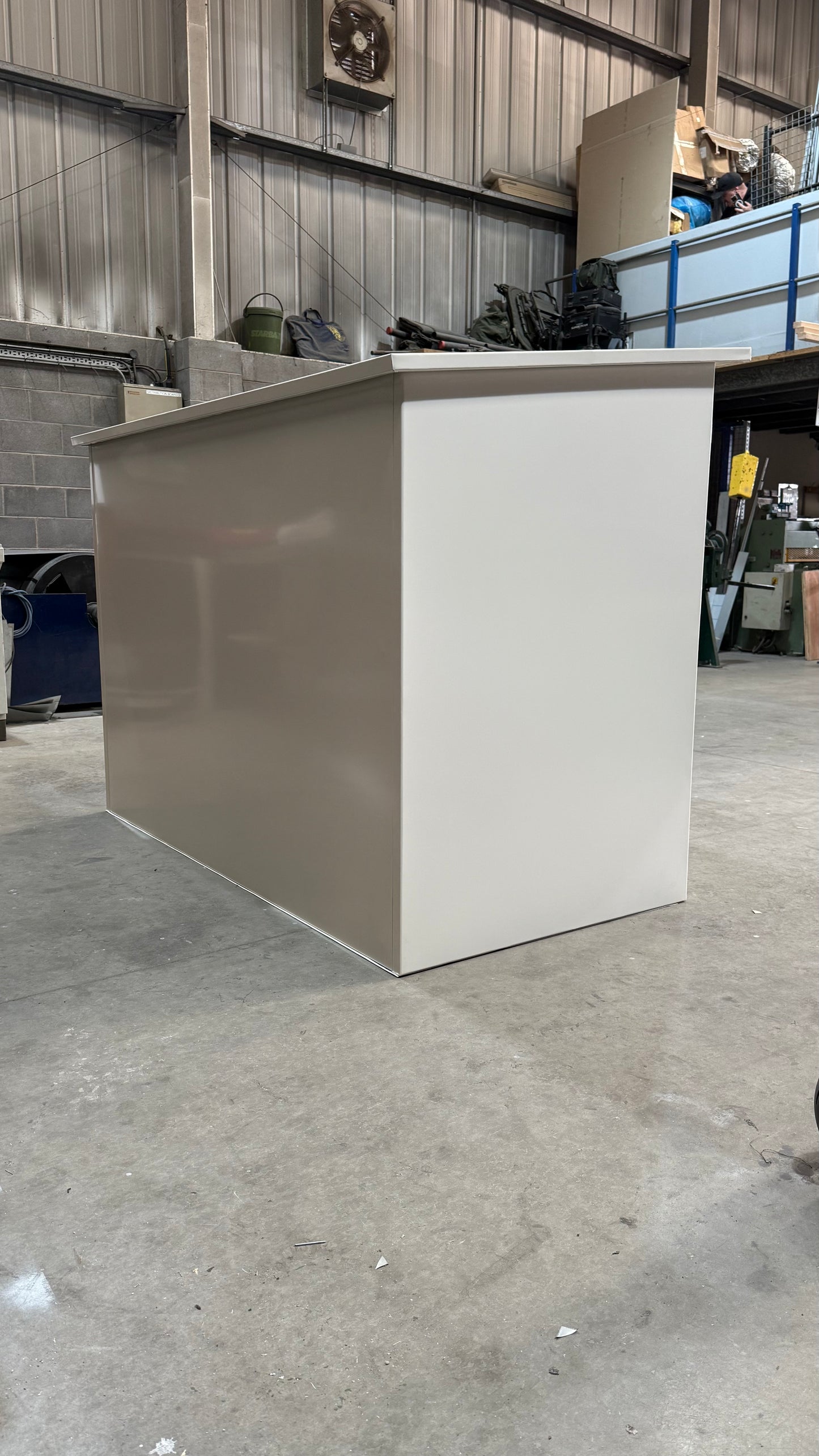 Static Metal Shed