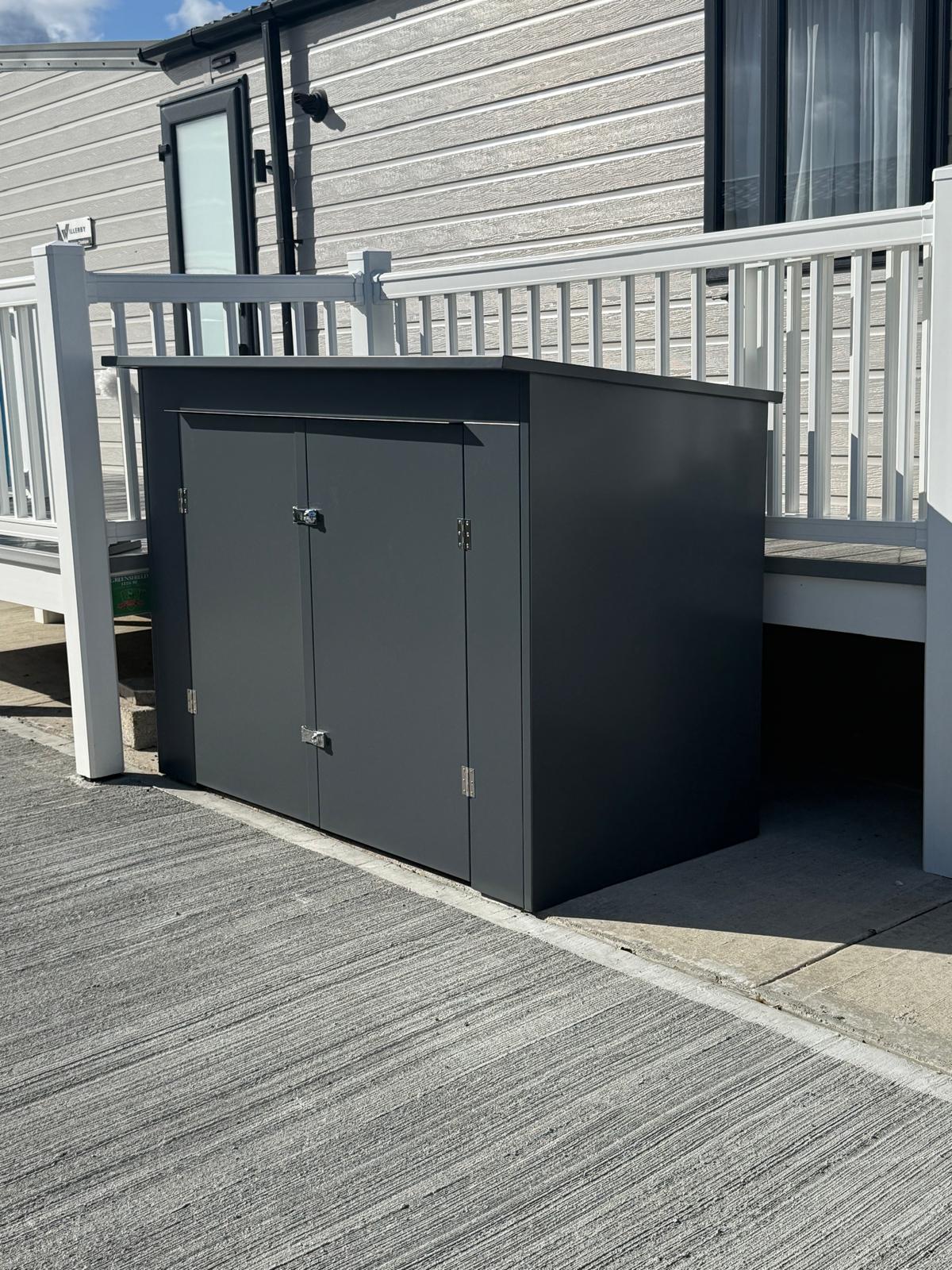 Static Metal Shed (plus free shipping)